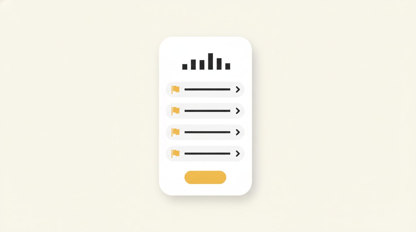 Illustration of a mobile app card showing a texting pattern breakdown with several habits flagged